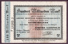 Notgeld 100 Milliarden Mark
