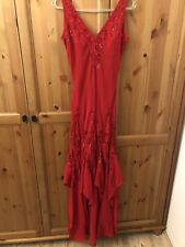 Elegantes Apart Pailletten-Abendkleid für Abiball, Jugendweihe, Hochzeit, Feier