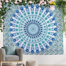 Indischer Mandala Wandteppich