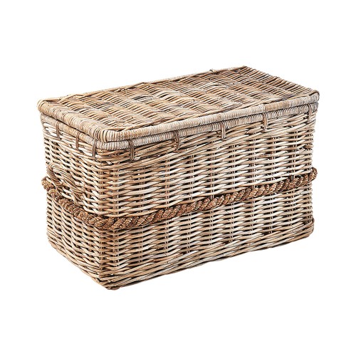 Truhe allzwecktruhe aus rattan - truhe,