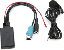 Bluetooth 5.0 AUX-Kabeladapter mit Mikrofonpassung für Alpine KCE-236B CDA-9852/
