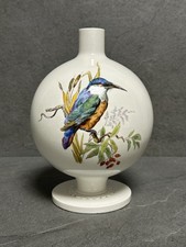 Antike Porzellan Vase Vogel /