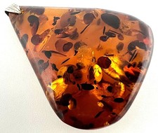 Antiker XL Bernstein Anhänger