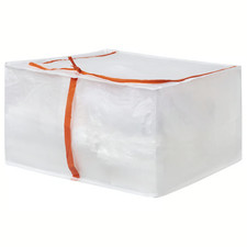 NEU IKEA PÄRKLA Aufbewahrungstasche 55×49×30 cm - Faltbare Kleiderbox mit Reißverschluss