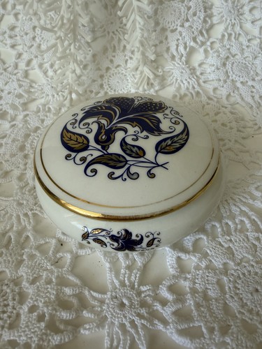 Vintage porzellan deckeldose - porzellan,