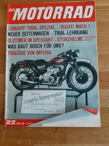 Motorrad 1964 imperia - motorrad,