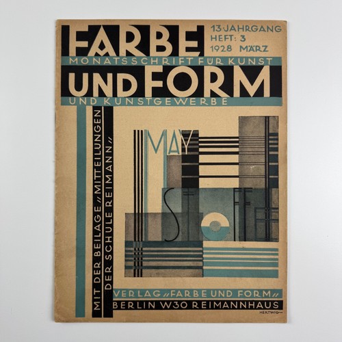 Farbe und form monatsschrift - und, form.