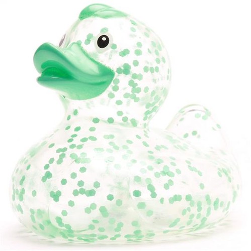 Badeente glitzer mint - glitzer,