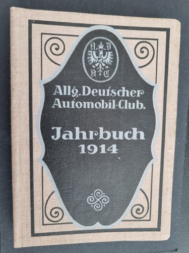 Adac jahrbuch 1914 seltene - adac,