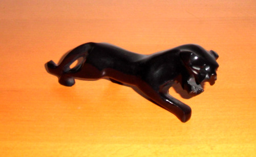 Skulptur panther figur - skulptur,