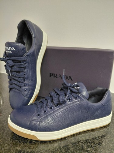 Prada leder downtown sneaker - leder,
