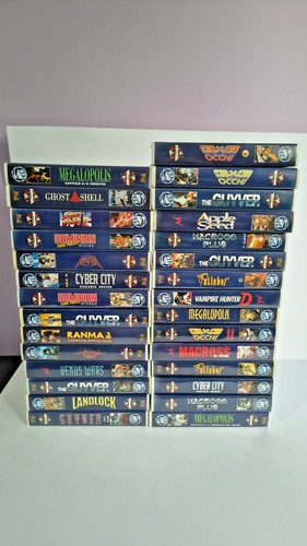Lot vhs anime manga video - anime,