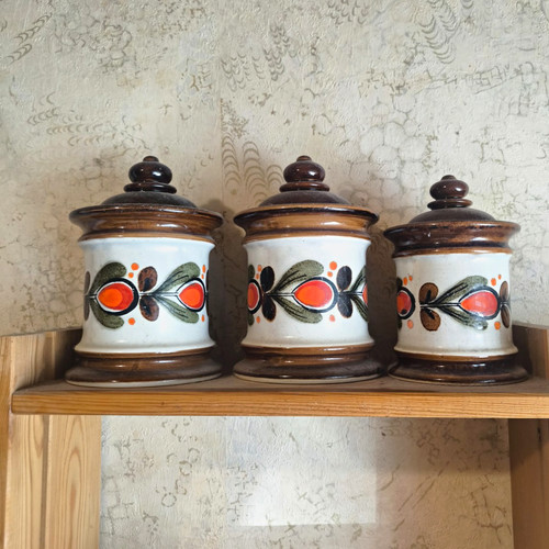 Vintage vorratsdosen set - vorratsdosen,