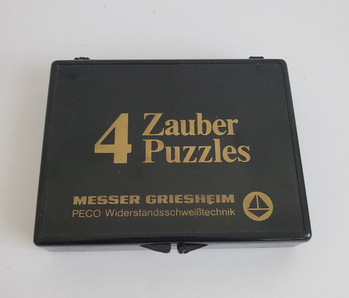 Vintage zauberpuzzle metall - vintage,