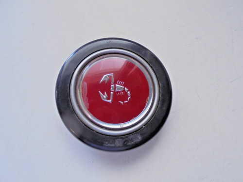 Hupenknopf abarth schwarz - abarth,