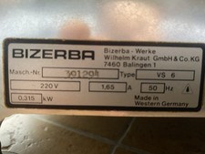 bizerba aufschnittmaschine