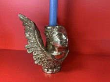Kerzenständer Engelskopf und