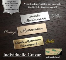 Türschild Klingelschild