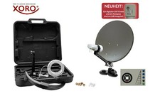 XORO MCA 38 Camping Sat-Anlage Set 38cm Satelliten-Antenne, LNB mit SAT-Finder