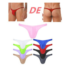 DE Herren Mini Slips Sexy G-String Tanga Bikinihose Unterwäsche Low Rise Höschen