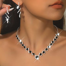 Damen Schmuckset mit schwarzen