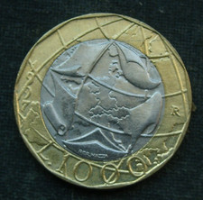 B5) Italien 1000 Lire 1997 Italia +++ Europa-Karte +++