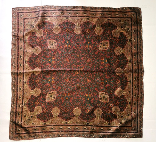 Golden camel seidentuch vtg - seidentuch.,