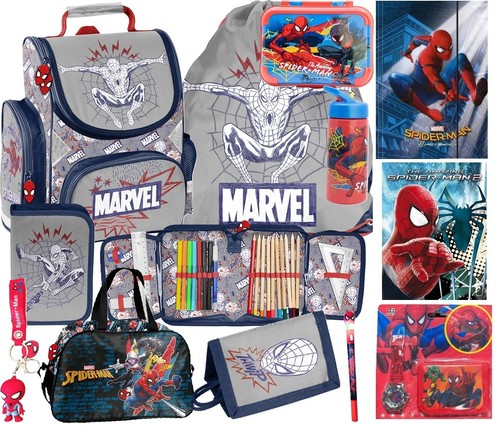 Spiderman schulranzen set - spiderman,