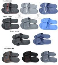 Herren Badeschlappen Gr. 40-45 Badeschuhe Badelatschen Duschlatschen Schlappen