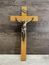 Altes Vintage Jesuskreuz Gebet