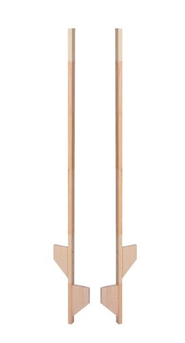 Holzstelzen 140cm natur holz - natur,