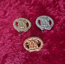 3x Sportabzeichen Kinder 1977-90 Gold/Silber/Bronze (DDR, B.1068, 69, 70)