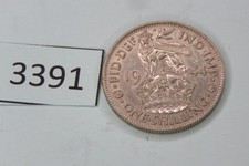 3391  Great Britain  1944   one shilling   5,66 g SILBER 0.500