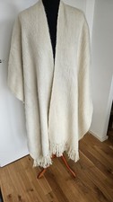 Luxus Poncho 100% Alpaka Wolle