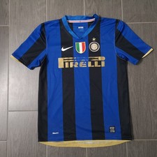Vintage 2008/09 Inter Mailand Trikot Größe: XL Kinder entspricht XS Retro