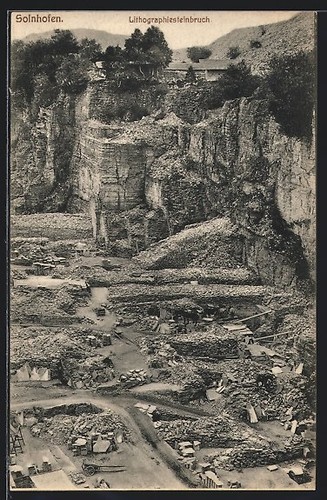 Solnhofen ansichtskarte - solnhofen,,