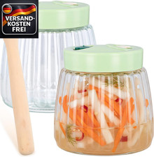 Fermentierglas Set 2x1L mit