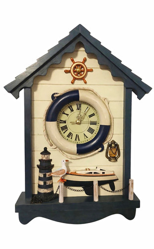 Maritime wanduhr leuchtturm - maritime,