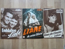 3 Filmprogramme IFB Liane die weiße Sklavin, Endstation Liebe, Wenn die Kraniche