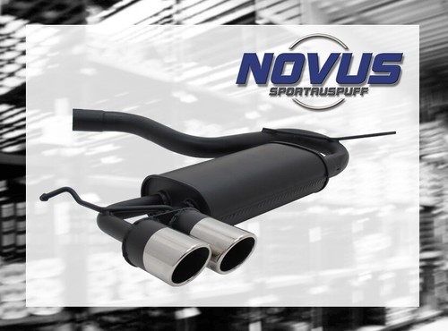 Novus sportauspuff 76mm - 2x,