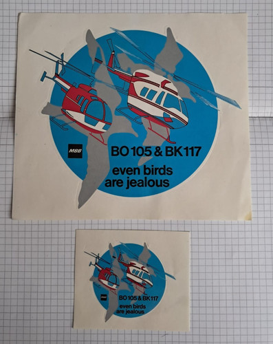 Sticker aufkleber mbb - , bo