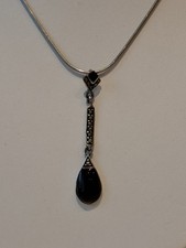 Silberkette 925 mit art deco - silberkette,