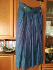 Trachtenrock Größe 40 dunkelblau