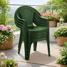 4er Stapelstuhl Outdoorstuhl