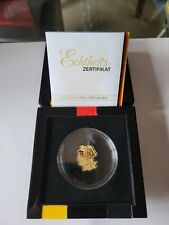 4g Gold 999,9 in Deutschland-Form 25 Jahre Mauerfall. Neupreis: 990 Eur.