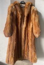 Pelzmantel original Rotfuchs