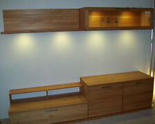 Buche wild / Wohnwand / massiv geölt /Göhring / Programm Vila 