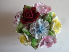 Porzellan, Blumen im Topf (1), bunt, Royal Doulton, England