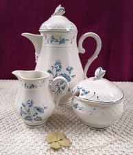 Villeroy Boch Val Bleu, Kaffeekern, 3teilig, Retro, Neuwertig