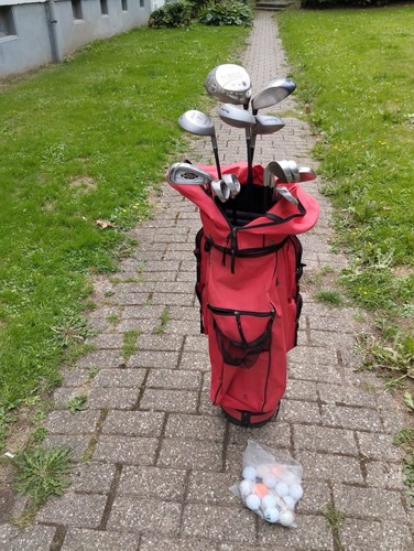 Golfschläger und golftasche - und,